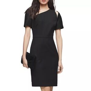 Reiss Classic Black Midi Dress